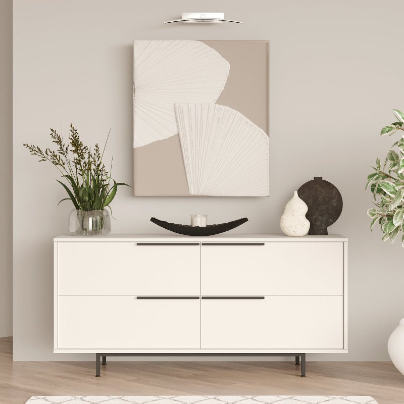 Home Canvas كونسول سنوفايل من هوم كانفاس، أبيض - Image 1